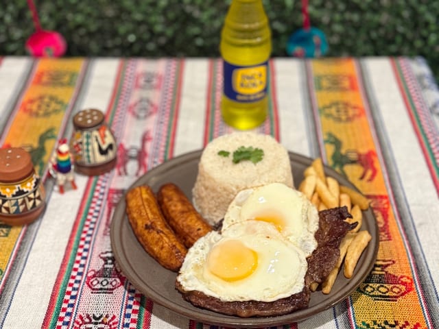 Bistec a lo Pobre.